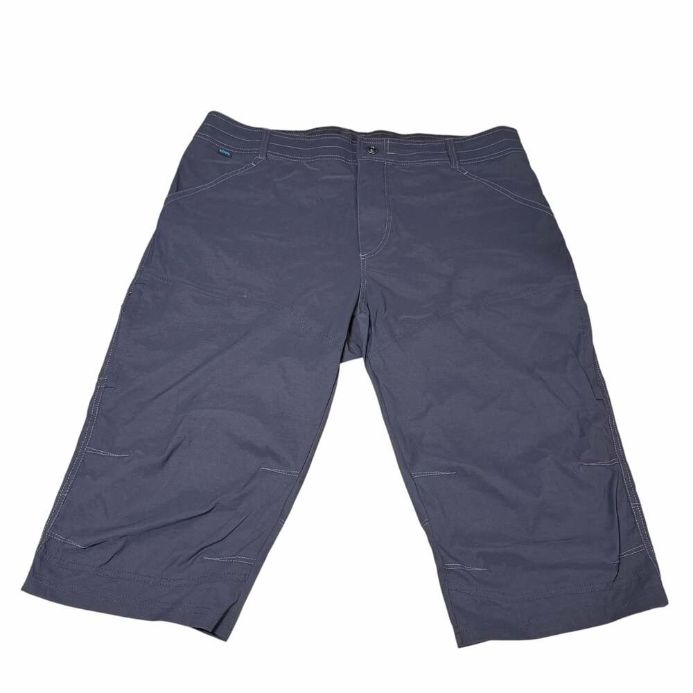 Kuhl Men's Size 40 Dark Gray Hiking Capri Cargo Pants Outdoor Shorts